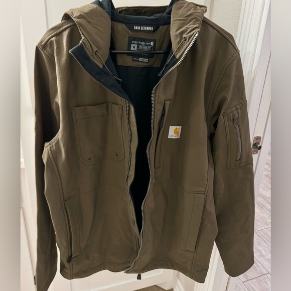 Carhartt Jackets & Blazers - Women’s carhartt relaxed fit rain defender jacket -medium